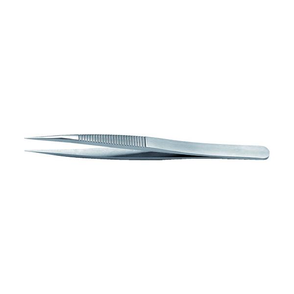 idealtek 耐酸耐磁ステンレスピンセット 120mm 直型強力タイプ・ハンドルギザ付 00B-SA-0-IT