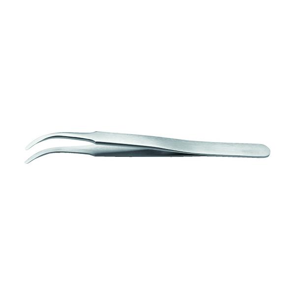 idealtek 耐酸耐磁ステンレスピンセット 120mm 先曲タイプ 2AB-SA-0-IT