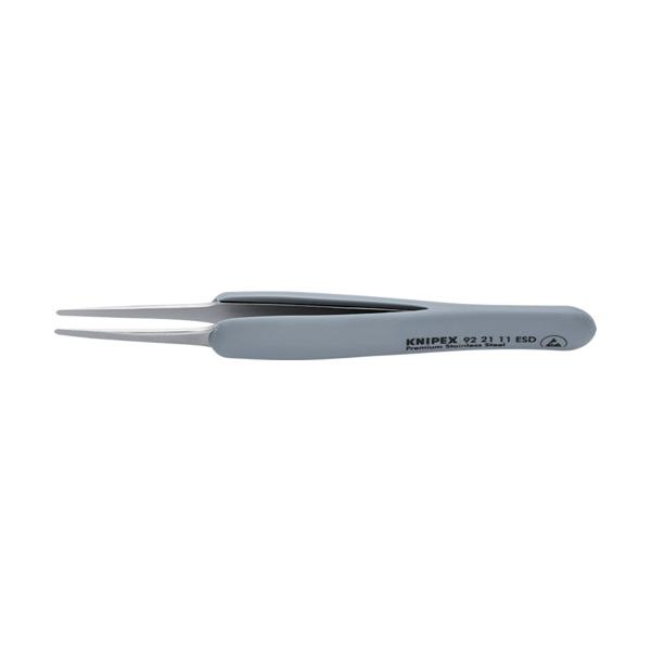 KNIPEX 天然ゴム手持ち部分付き添い人細やか毛抜き 先広 123ММ 9221-11ESD