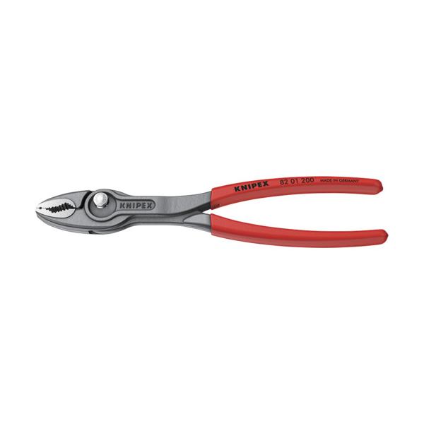 KNIPEX スリップジョイントプライヤー ツイングリップ プラスチックハンドル 200mm(SB店頭展示パッケージ仕様) 8201200SB