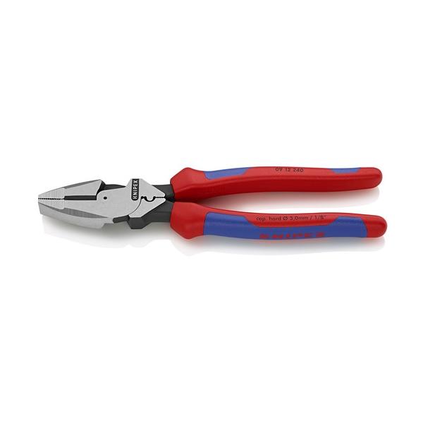 KNIPEX 配線工事用豪然たるプライヤー 圧着付き添い人 コンフォートハンドル 0912-240