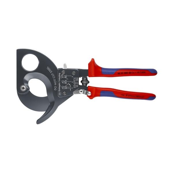 KNIPEX ラチェットケーブルカッター 280mm 9531-280｜工具の楽市