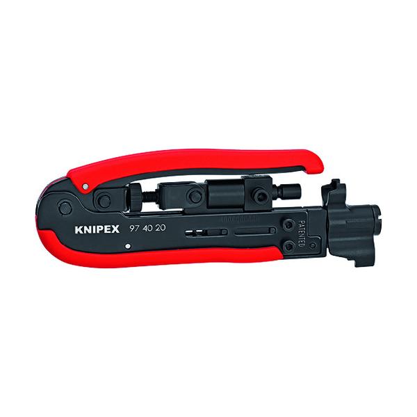 KNIPEX コンプレッションツール同軸端子用 9740-20SB