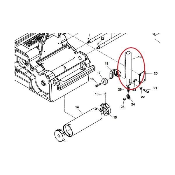 RIDGID 高速道路管端かた付ける機用部分品 アーバー 122XL用 13163≪店卸し資産境界線≫