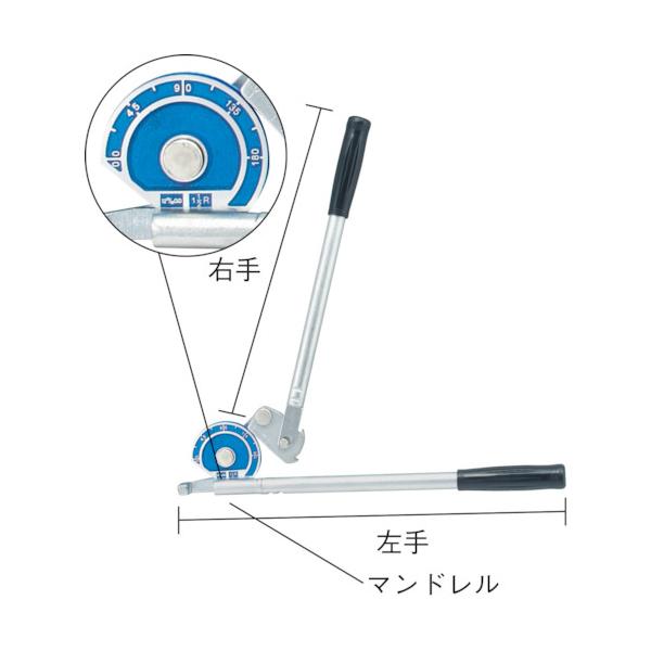 TRUSCO(トラスコ) チューブベンダークイックレバー式10mm用 TTBL-10M｜工具の楽市