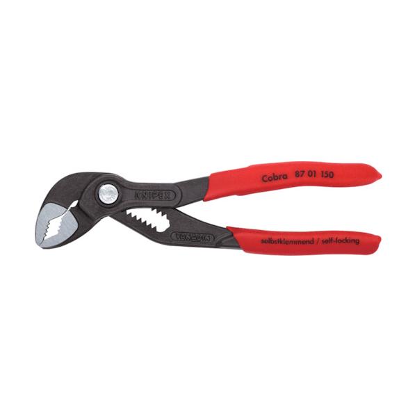 KNIPEX ウォーターポンププライヤー コブラ 150mm ソフトプラスチックハンドル 8701-150