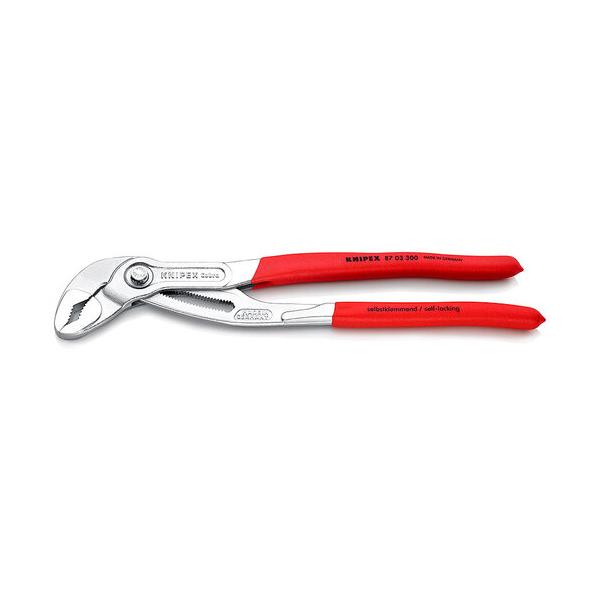 KNIPEX ウォーターポンププライヤー コブラ ソフトプラスチックハンドル 300粍 8703-300