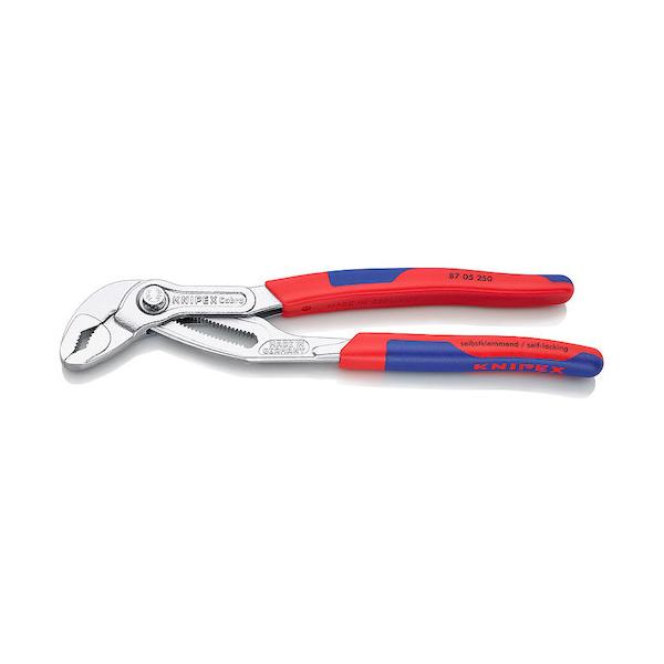 KNIPEX ウォーターポンププライヤー コブラ コンフォートハンドル 250粍 8705-250