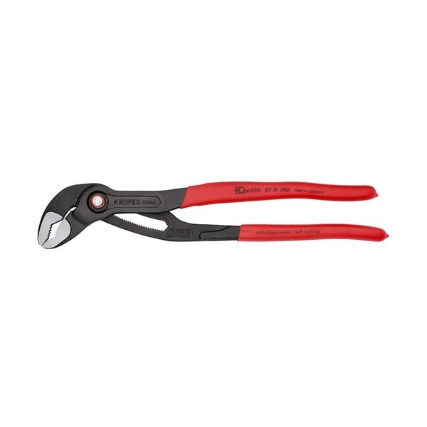 KNIPEX ウォーターポンププライヤー コブラクイック書き割り 可塑性物質手持ち部分 300粍 (SB店先見せびらかす包み遣りくち) 8721-300SB