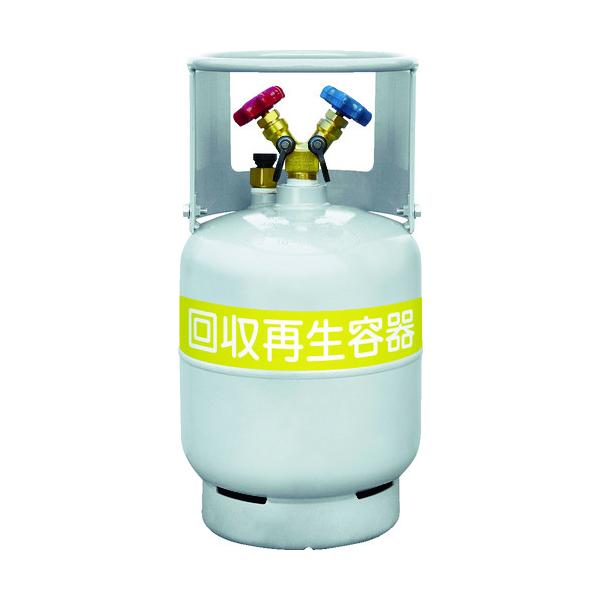 Asada フロン回収ボンベ フロートセンサー付 12L 無記名 TF056｜工具の楽市