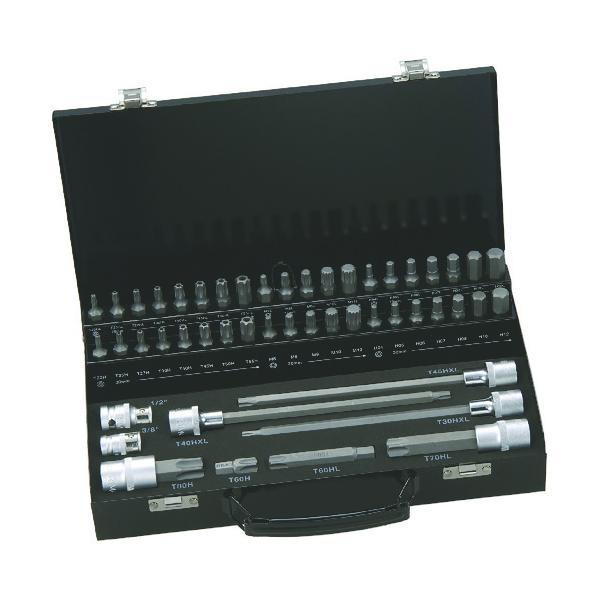 BAHCO 車輌整備用工具セット ソケットビット+ビット 49本 BE5049｜工具の楽市