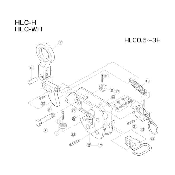 スーパー 形鋼クランプ(HLC)用カム HLCT2≪在庫限り≫|工具の楽市