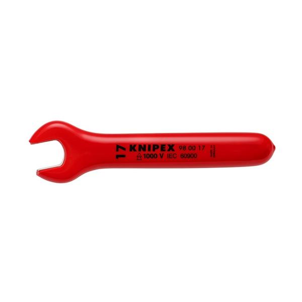 KNIPEX 絶縁片口スパナ 17mm 9800-17
