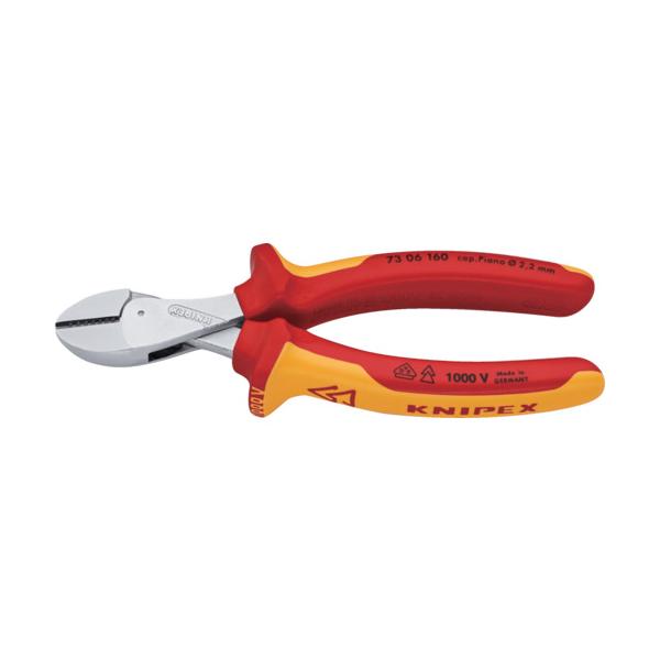 KNIPEX 不成立パウダーコンパクトニッパー X-CUT 1000V不成立手持ち部分 7306-160