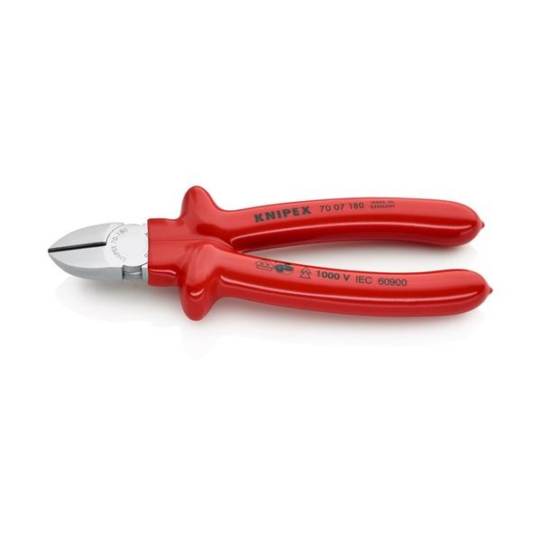 KNIPEX 不成立1000V斜ニッパー 180粍 7007-180≪店卸し資産極限点≫