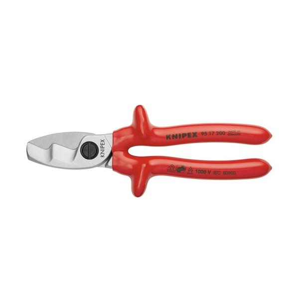 KNIPEX 不成立有線テレビ切り手 1000V不成立ディップコートハンドル 200粍 9517-200