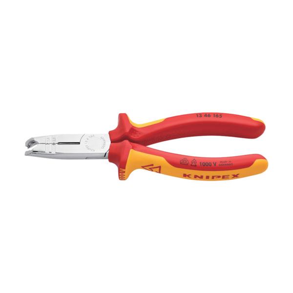 KNIPEX ニッパー役立つこと付き添い人鉄条ストリッパ(不成立印字機) 165粍 1346-165SB