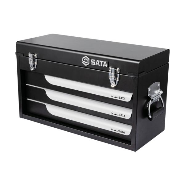 SATA スチールツールチェスト 520×305×220粍(黒) 195134