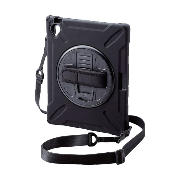 ELECOM iPad10.9 第10時人用フルプロテクトケース 肩先三尺帯付 照明ランプ付 黒いこと 結核症-A22RHVHBK