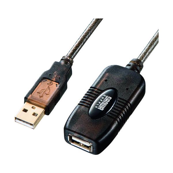 SANWA 30m延長USBアクティブリピーターケーブル KB-USB-R230