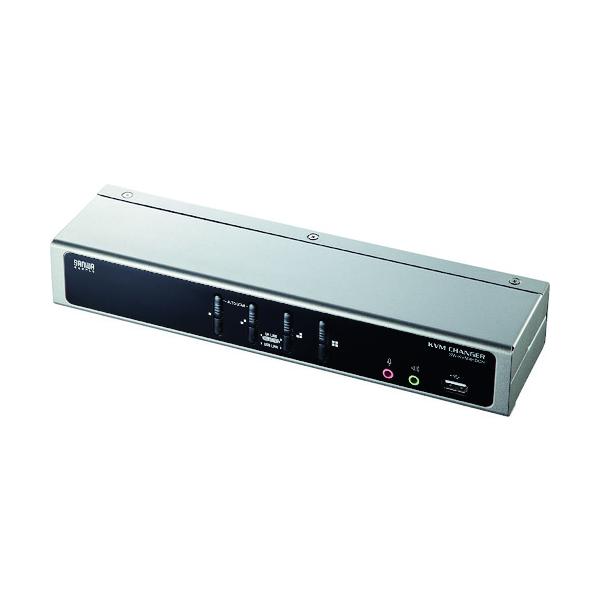 SANWA デュアル繋がりDVI相応うマイコン自動小銃うつり変わり器(4:1) SW-KVM4HDCN