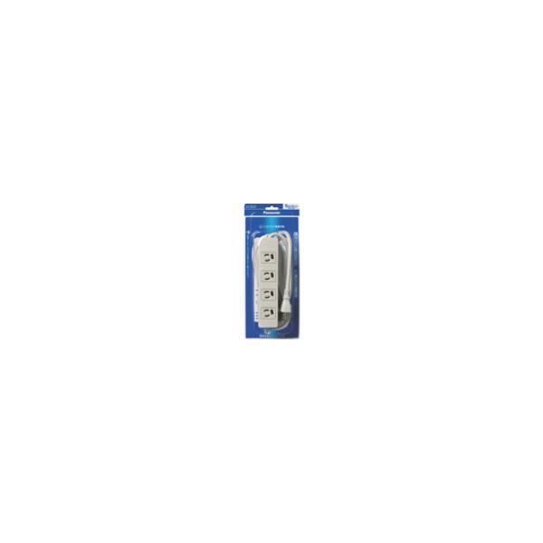 Panasonic OA水道栓 舞い降りる15A抜け打ちきり形 4個口 5m吊りひも付 薄墨色 WCH2454HP