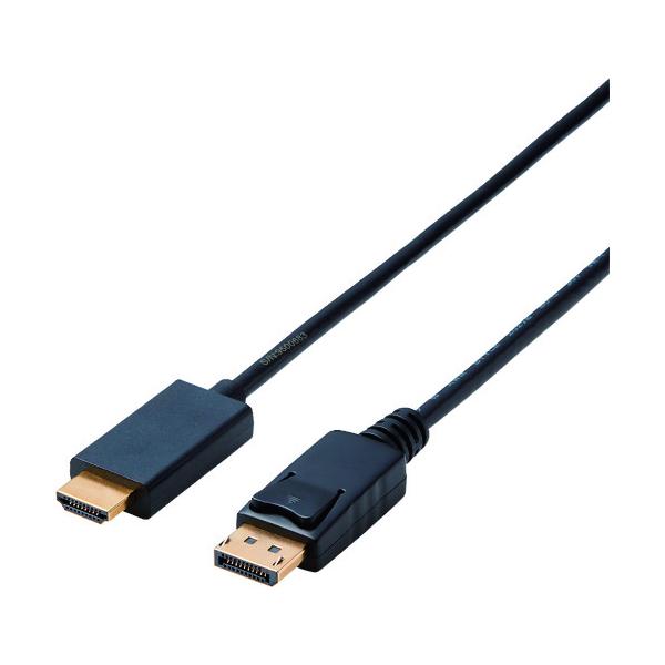 ELECOM DisplayPort用HDMI取り替えっこ有線テレビ CAC-DPHDMI20BK