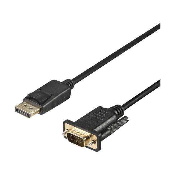 BUFFALO DP-VGA 変換ケーブル 1m ブラック BDPVG10BK