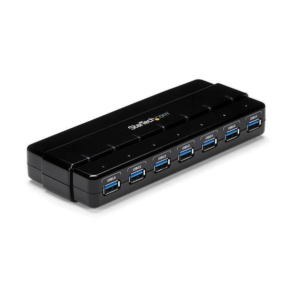 StarTech USBこしき/USB 3.0/USB-A - 7x USB-A/ACアダプタ/勉強机いの一番 ST7300USB3B