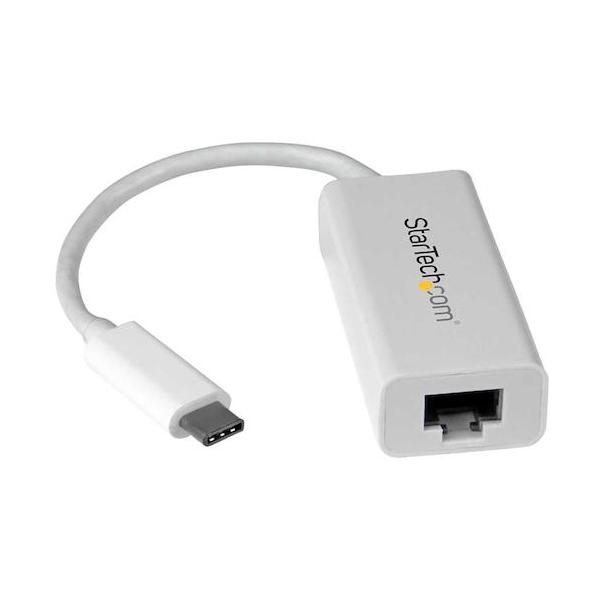StarTech ローカルエリアネットワークアダプタ/USB-C/1x RJ45/10/100/1000 Mbps/白いこと US1GC30W