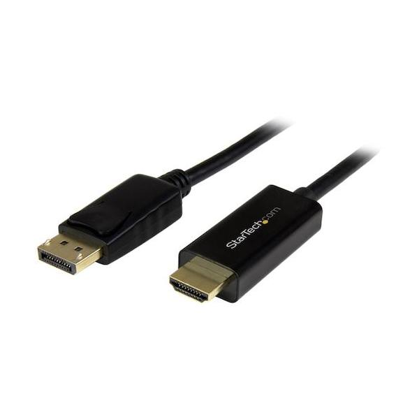 StarTech ディスプレイ変換ケーブル/DP 1.2 - HDMI 1.4/2m/4K30Hz/BK DP2HDMM2MB