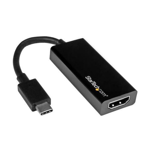 StarTech 見せびらかすアダプタ/USB-C - HDMI/4K30サイクル/7糎有線テレビ/黒いこと/映像媒体 取り替えっこ 変換器 CDP2固定ディスク