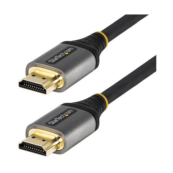StarTech HDMI 2.0 ケーブル/4m/4K60Hz/プレミアム認証/イーサネット対応/オス-オス/モニターケーブルコード HDMMV4M