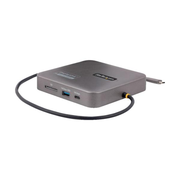 StarTech マルチポートアダプタ/USB-C/2画面/4K60サイクル HDMI/100W PD/2x USBこしき/有線ローカルエリアネットワーク/SD 102B-USBC-MULTIPORT