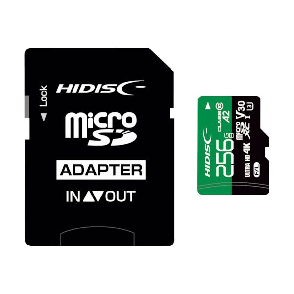 ハイディスク 超高速R170シリーズmicroSDXCカード 256GB HDMCSDX256GA2V30PRO 7,839円