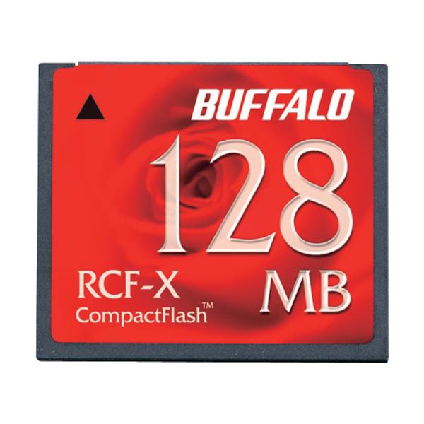 BUFFALO コンパクトフラッシュ ハイコストパフォーマンスモデル 128MB RCF-X128MY