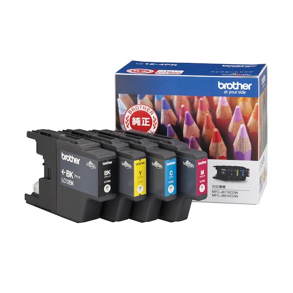 brother インクカートリッジ LC12-4PK 4色パック LC12-4PK
