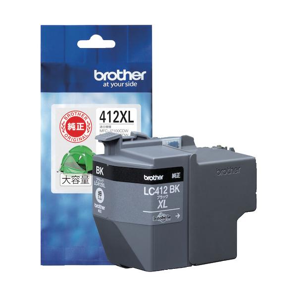 brother LC412XLBK インキ薬莢 黒いこと(大電気容量) LC412XLBK