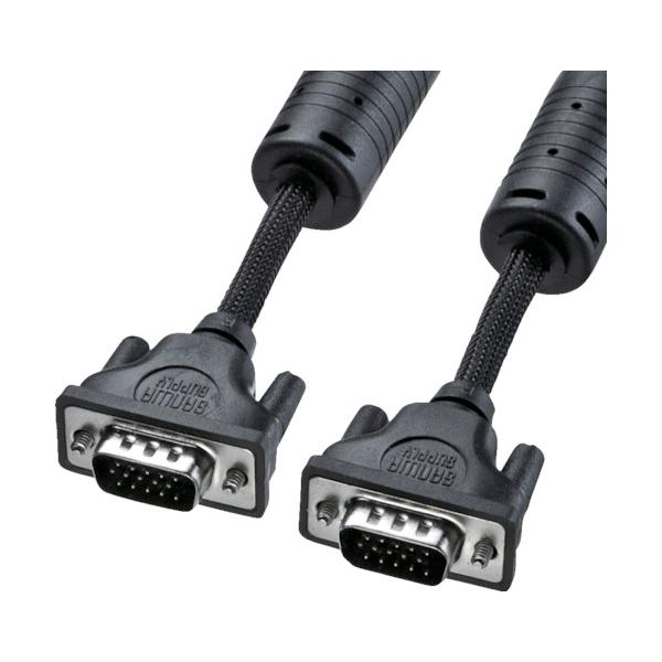 SANWA ディスプレイケーブル ナイロンメッシュタイプ KC-NMV50K