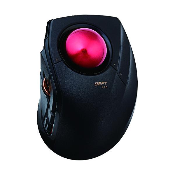 ELECOM マウス トラックボール「DEFT PRO」(人差し指操作タイプ) 8ボタン 有線/無線/Bluetooth対応 ブラック M-DPT1MRBK