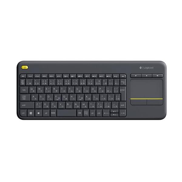 Logicool 無線電話 タッチキーボード k400 Plus 黒いこと K400PBK
