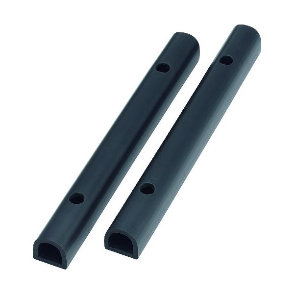 緑十字 カーストップ(車止め) カーストップ-50-450W 高さ50×幅50×全長450mm 2個組 ゴム製 120011