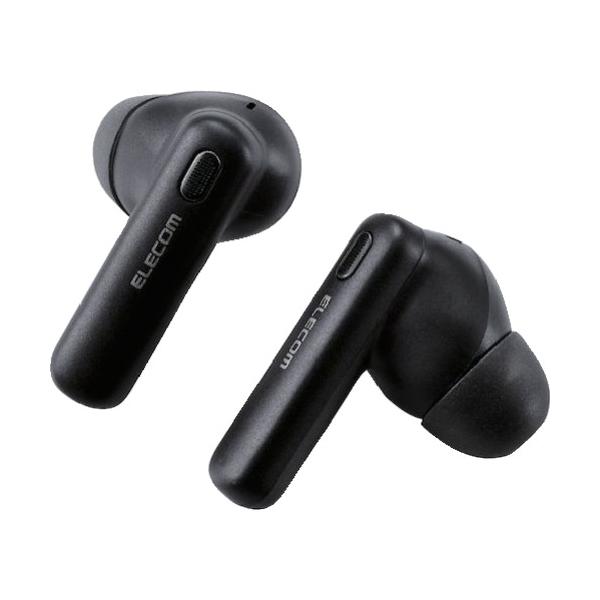 ELECOM Bluetoothイヤホン 完全ワイヤレス ノイズキャンセリング AAC対応 カナル型 ブラック LBT-TWS13BK≪在庫限り≫