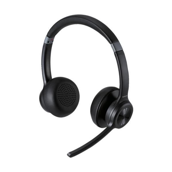 ELECOM Bluetooth相応う上端仕掛ける ノイズリダクションマイク役立つこと付き添い人 黒いこと LBT-HSOH20BK