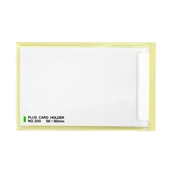 PLUS 33715)粘着剤付カードホルダー LA-200ST 100枚 LA-200ST