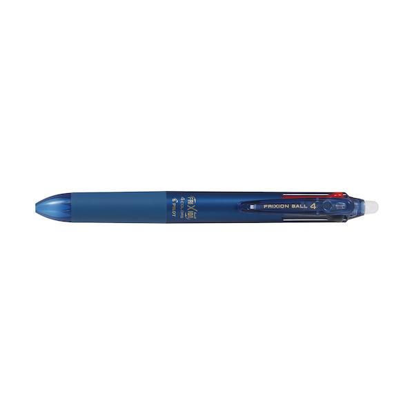 PILOT まとめ買い 消せるボールペン フリクションボール4 0.38 黒・赤・青・緑4色ボールペン ブルーブラック 10本セット LKFB-80UF-BB-10P