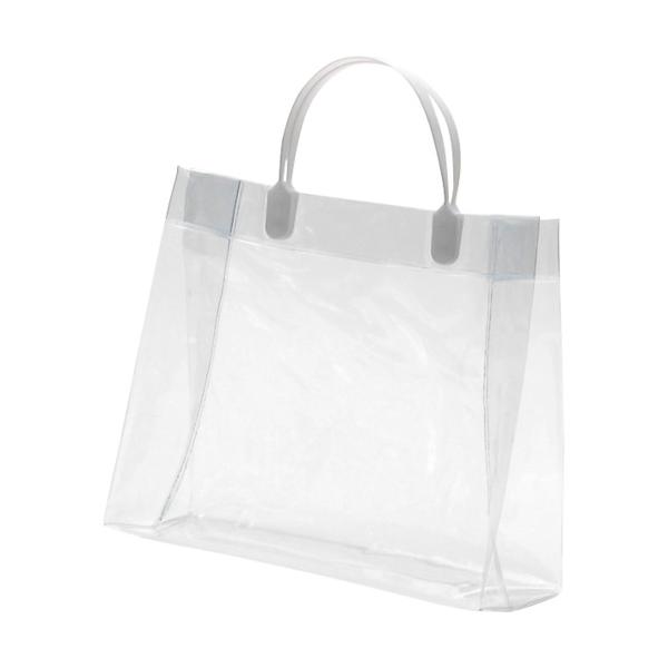シモジマ 透明バッグ ハッピータック付 S 10枚入り 006464060｜工具の楽市