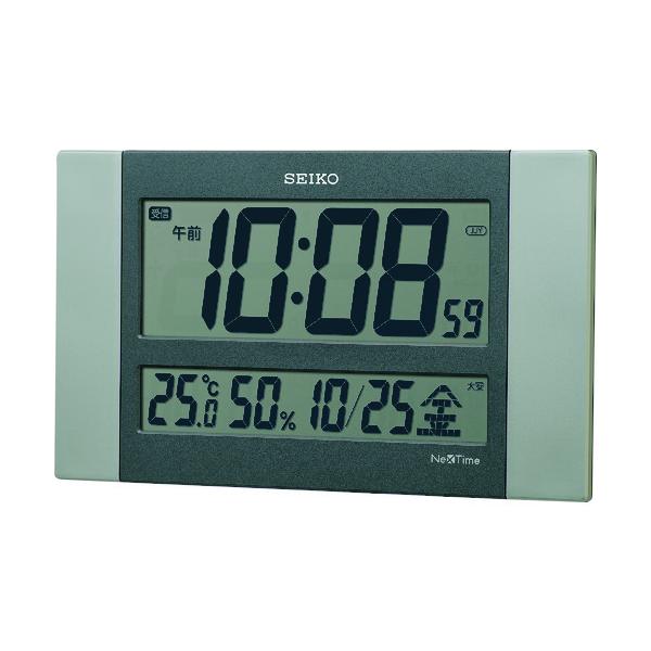 SEIKO 電磁波時辰儀 セイコーネクスタイム ZS451S しろがね色 150×260×26粍 ZS451S