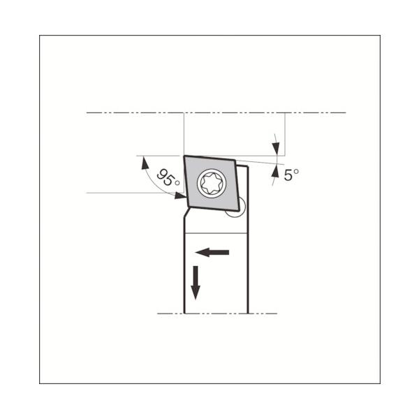 京セラ 外径・端面産業用スモールツールホルダ SCLC-FF SCLCR1010JX-09FF