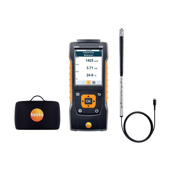 TESTO ベーン式風速計 testo 440 16粍ベーン式風速プローブセット 0563 4401
